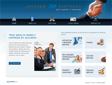 Tablet Screenshot of johnsonpartners.com.au